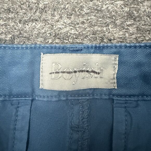 Stylish Blue Cargo Pants for Women - Picture 9 of 14